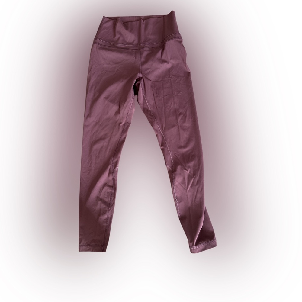 Mauve High-Waisted Leggings
